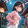 夜桜　R15 7枚目