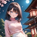 夜桜　R15 2枚目