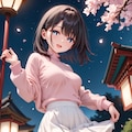 夜桜　R15 5枚目