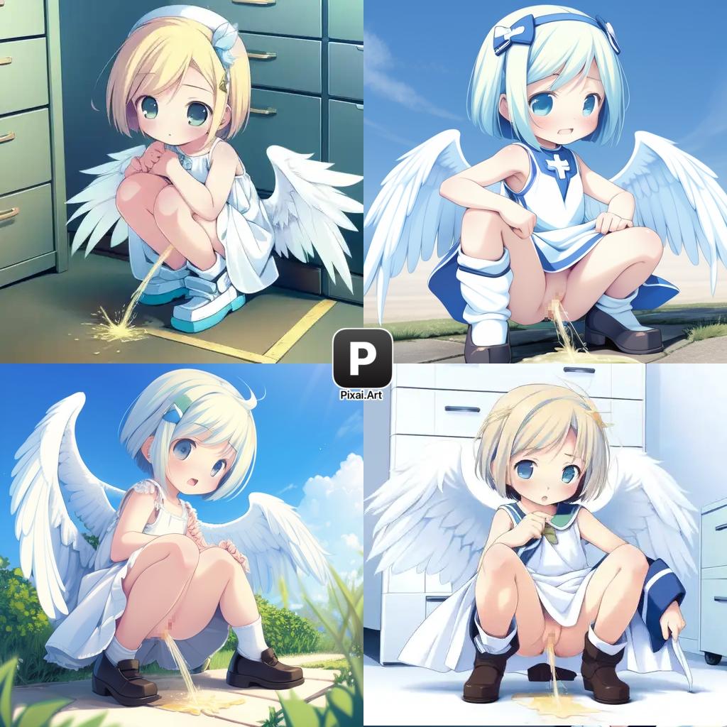 ロリ天使・ヌードとオシッコ