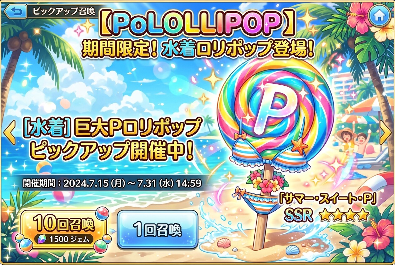 POLOLLIPOP！水着ピックアップ | の人気AIイラスト・グラビア