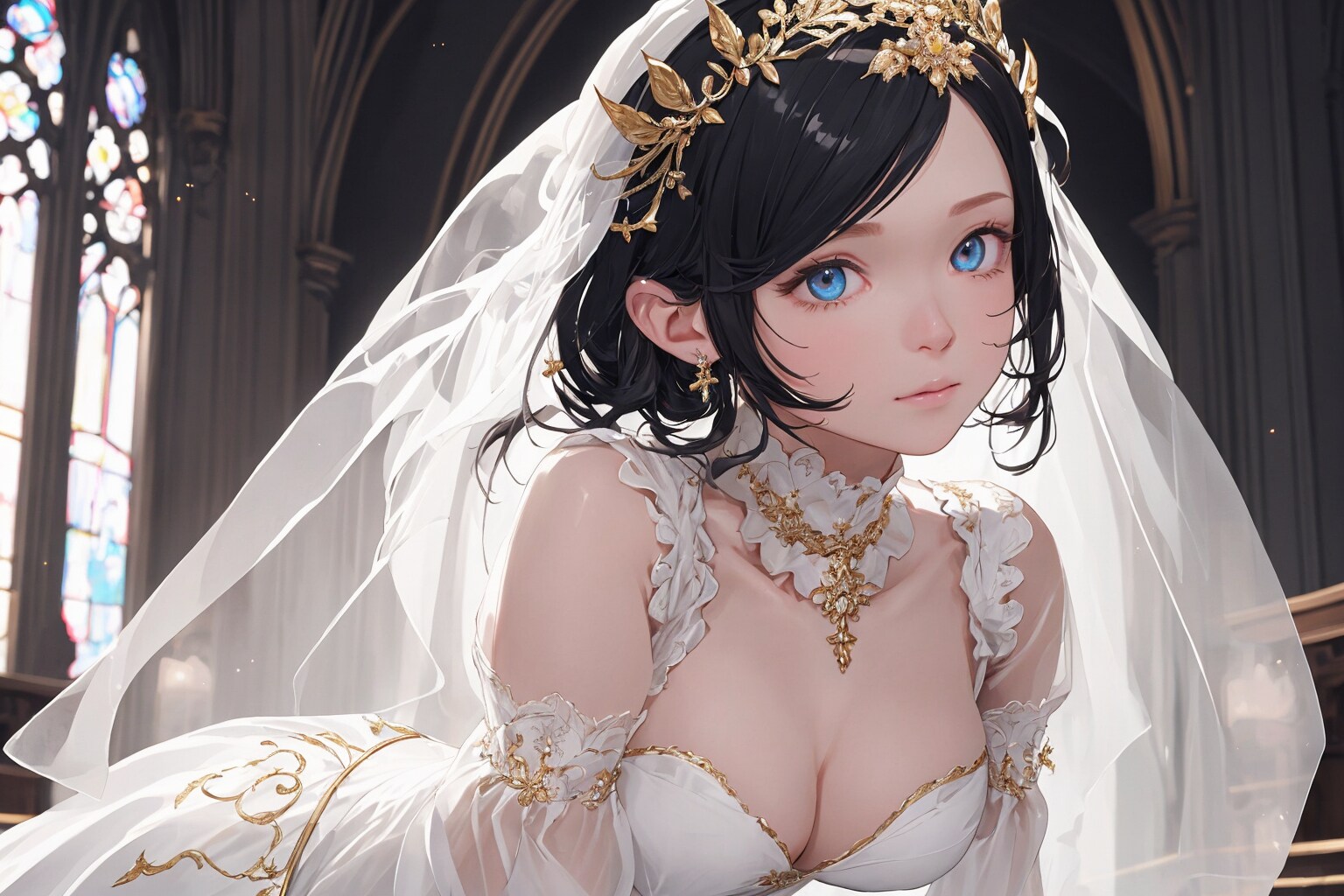 さあ、誓いのキスとかを