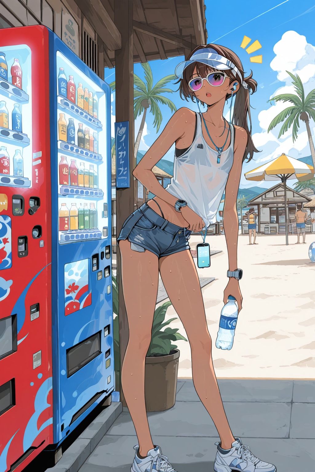 真夏の走り込み