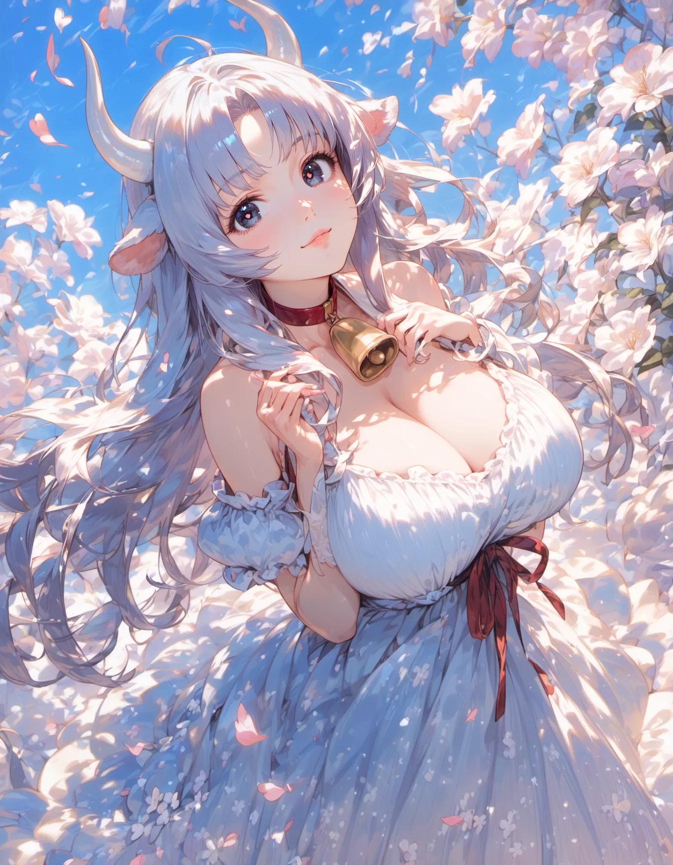 Bell Chime in the Spring Breeze | の人気AIイラスト・グラビア