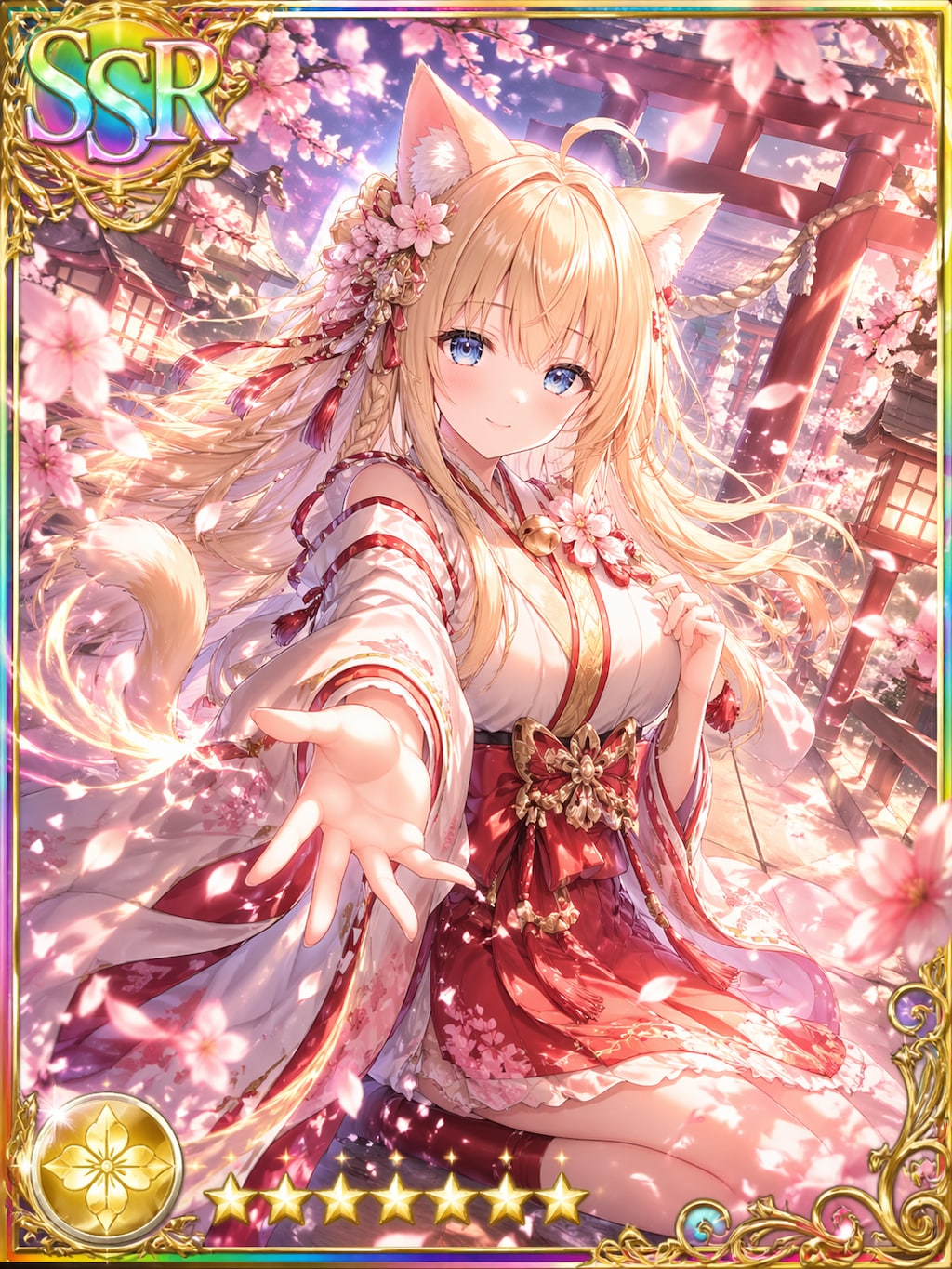 新SSR[桜結びの巫女]鈴瑠音ルル