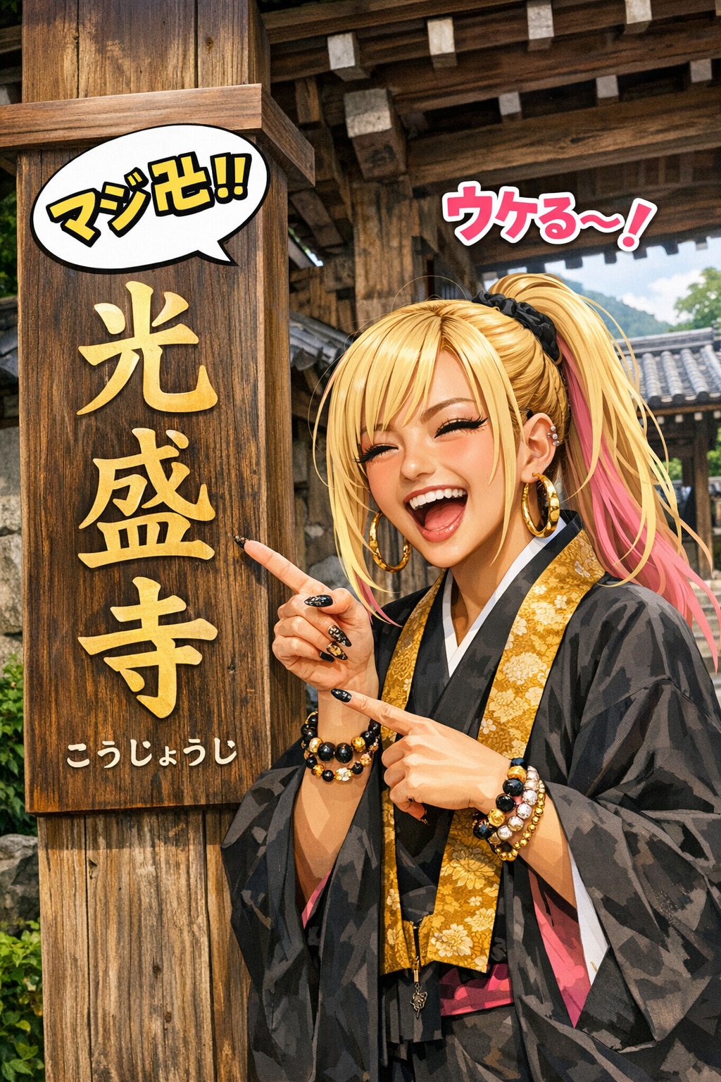 ギャル住職 | の人気AIイラスト・グラビア