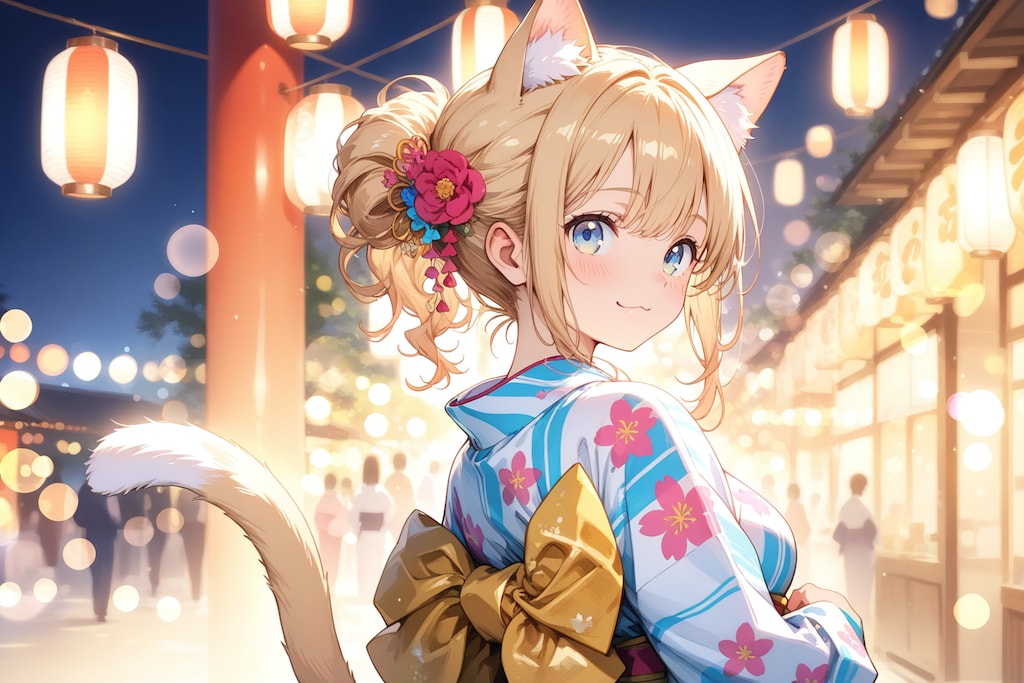 見返り猫娘