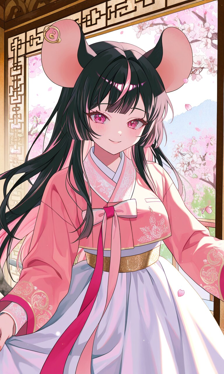 韓服ねず耳
