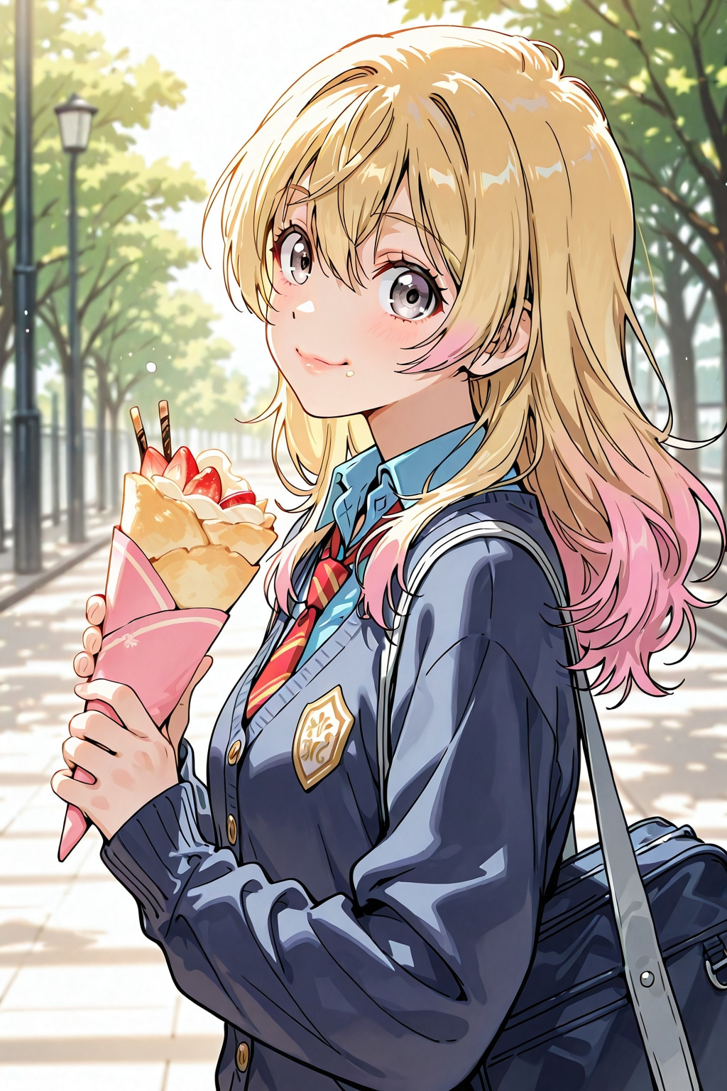 女の子はね クレープのキッチンカーなんか見たら買わずにはいられない生き物なのよ！（キリッ）