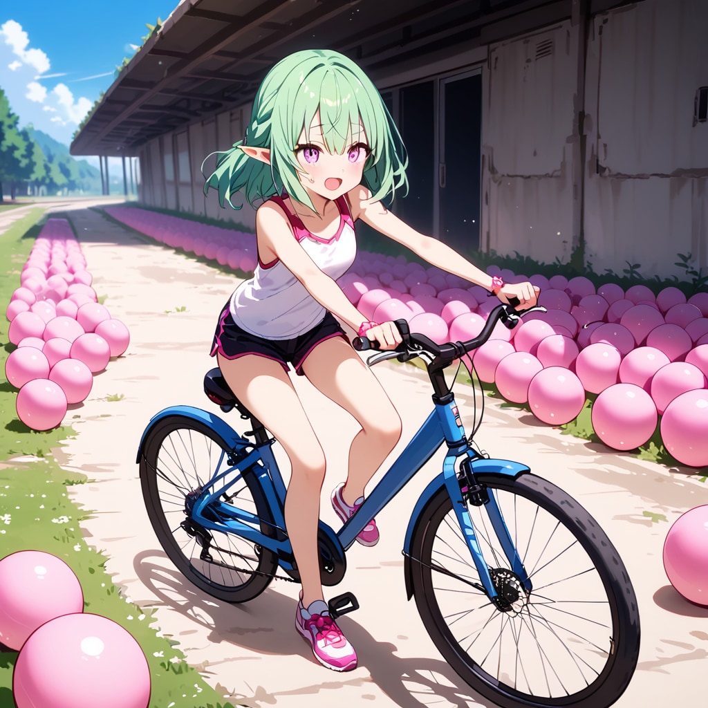 遊園地、サイクリング