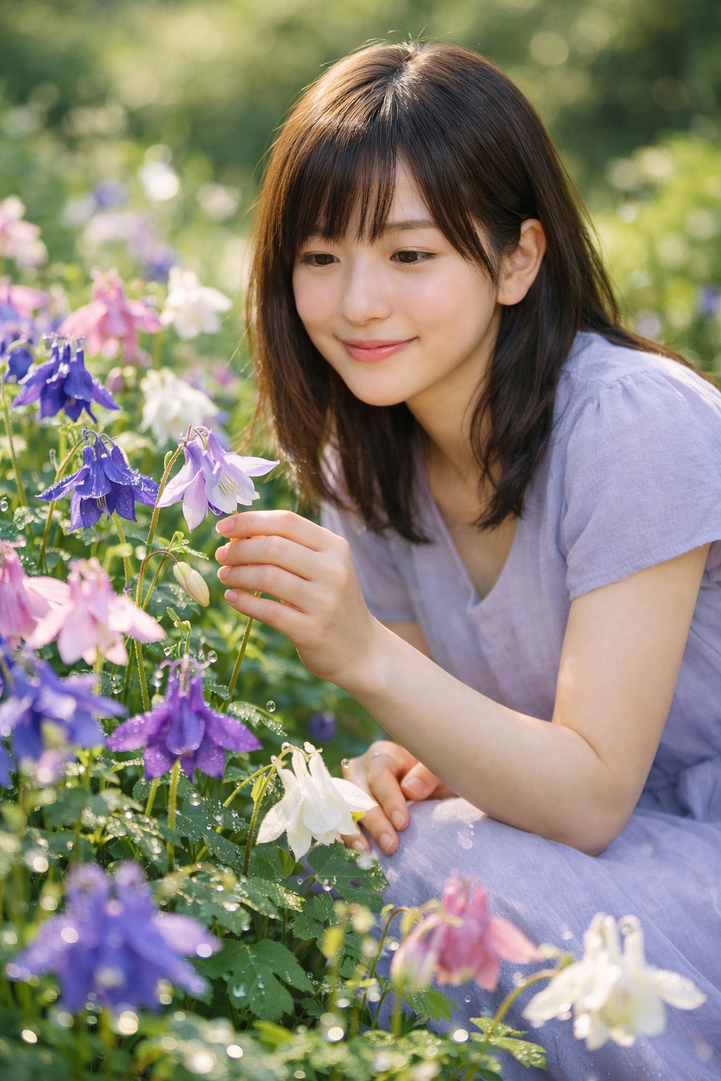 きょうの誕生花はオダマキ