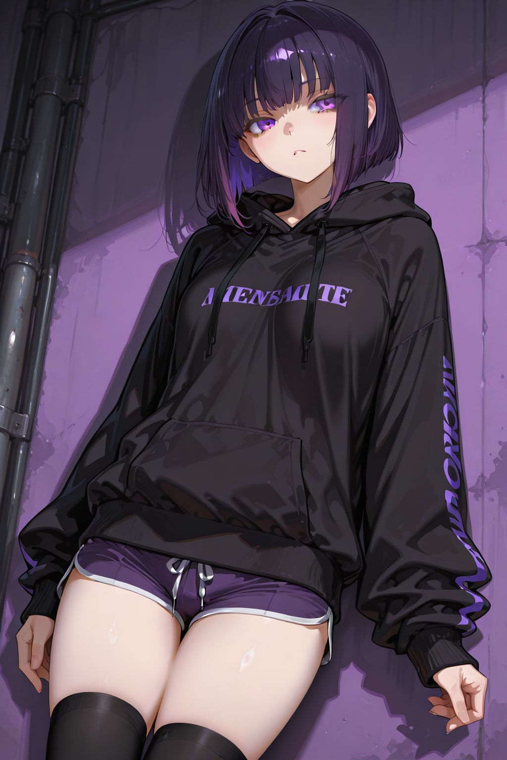 紫色が似合う女の子19