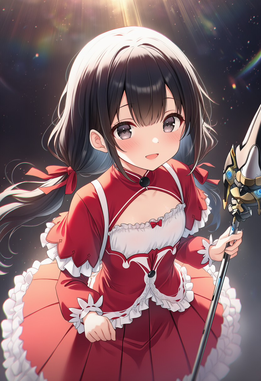 魔法少女（赤） | の人気AIイラスト・グラビア
