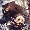 序盤で戦っていけない敵✖︎くま娘🐾 2枚目