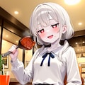 ステーキ食うアイちゃん 2枚目