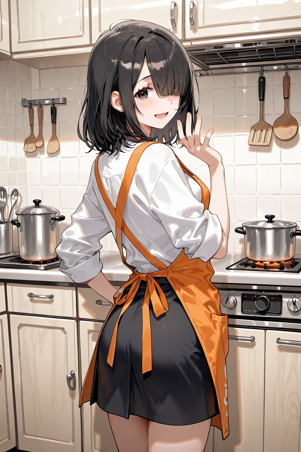 めかくれ女子＃２００ | の人気AIイラスト・グラビア