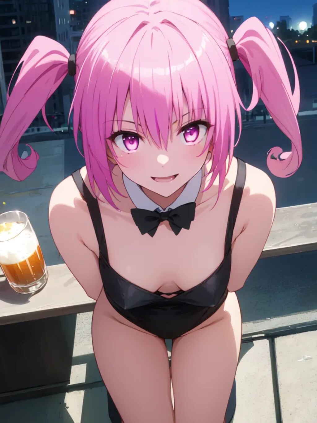上目遣いの女の子