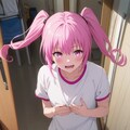 上目遣いの女の子 2枚目