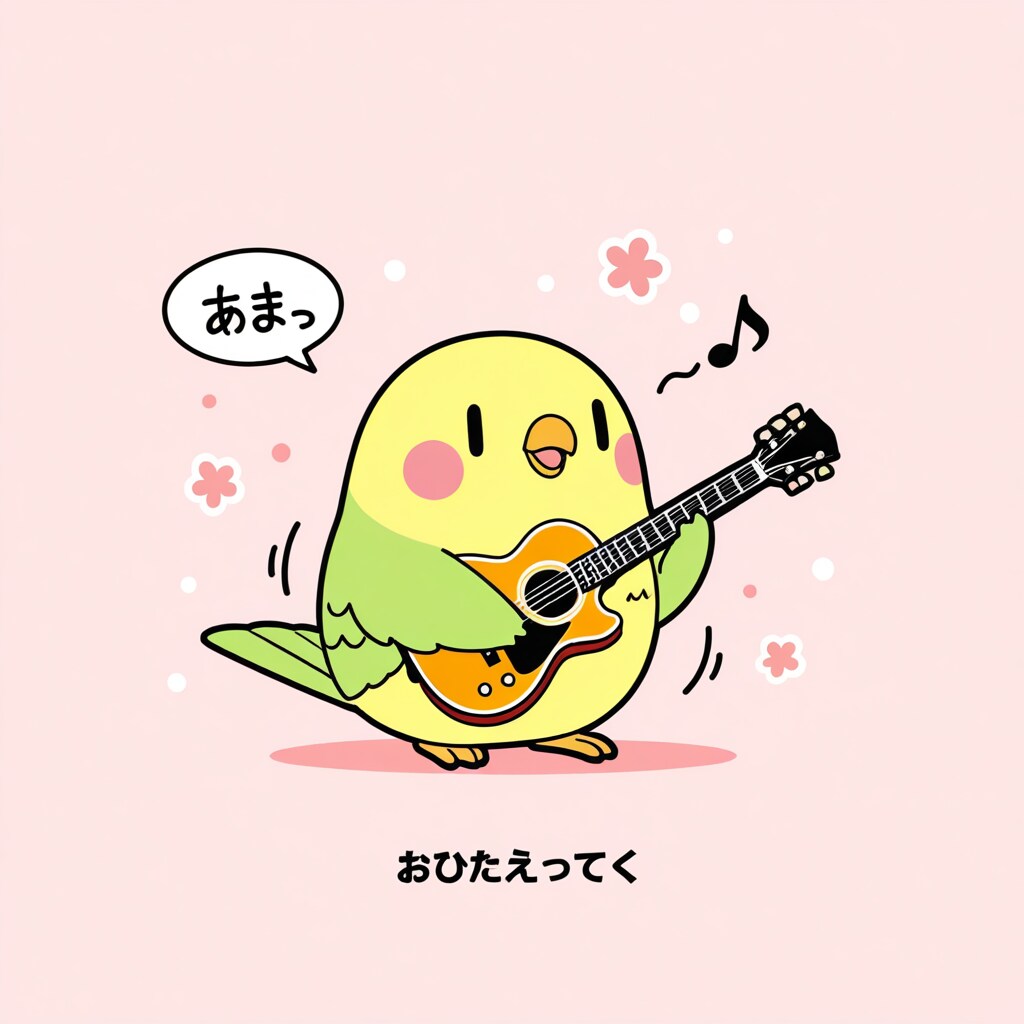 ギターインコ | の人気AIイラスト・グラビア