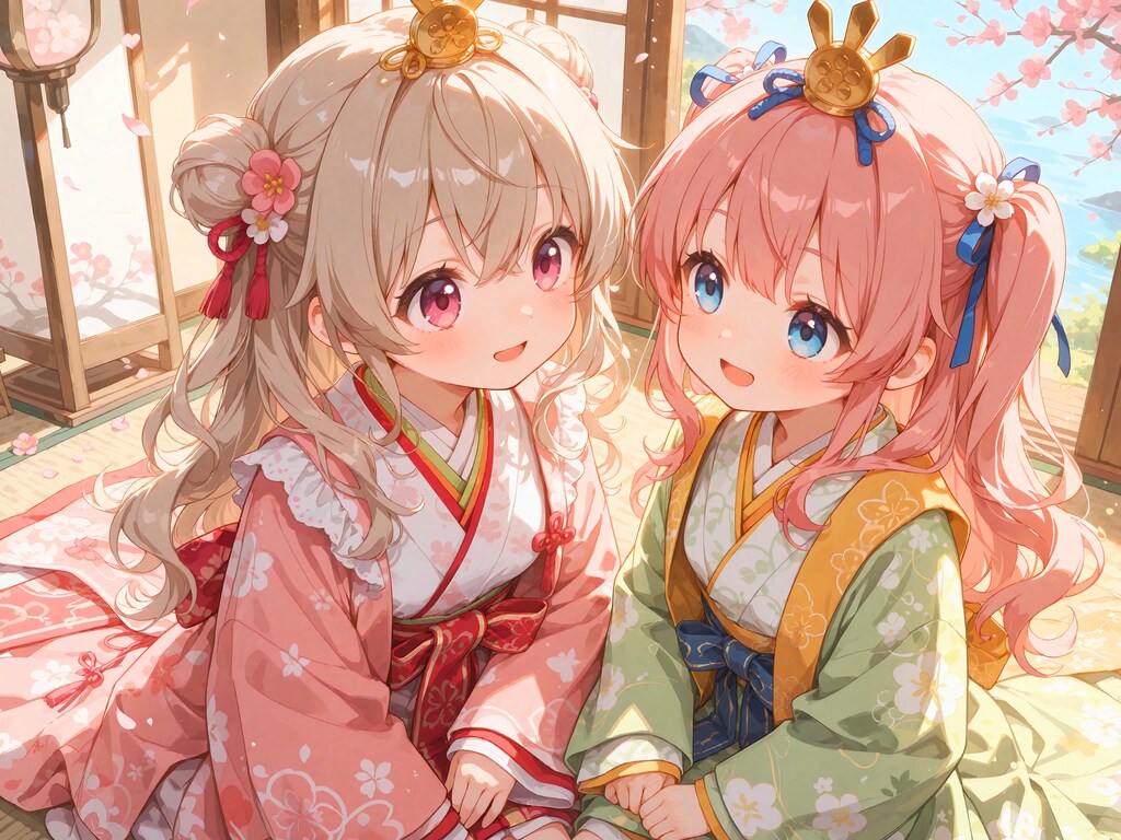 ふたりはおひなさま #4 - 今年も仲良く