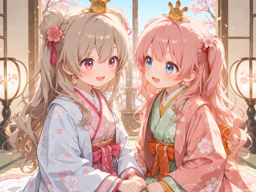 ふたりはおひなさま #4 - 今年も仲良く
