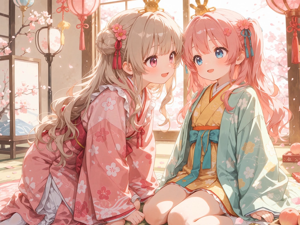 ふたりはおひなさま #4 - 今年も仲良く