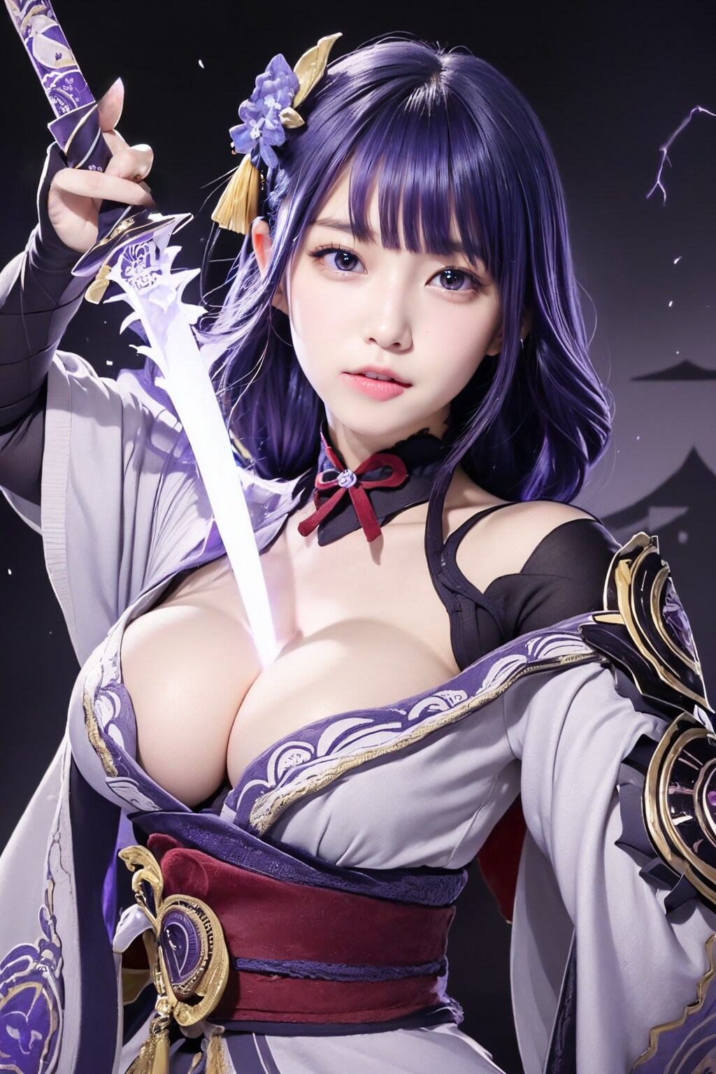 雷電将軍コスプレ