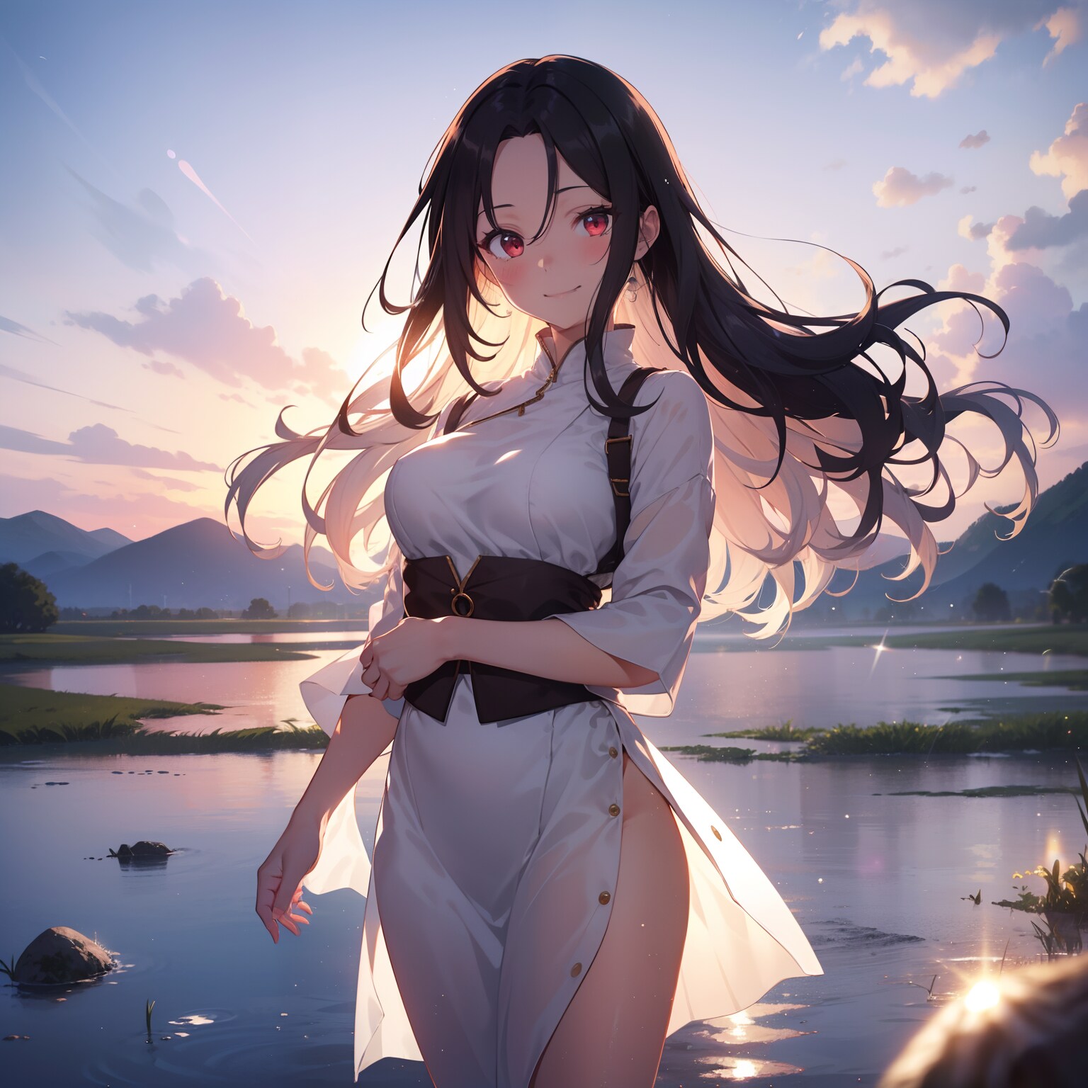 Yua_AIart【ツンデレ/黒髪/女の子】