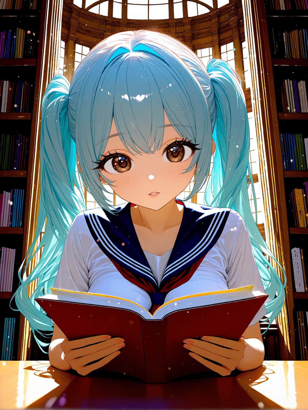 午後の図書館(12枚)