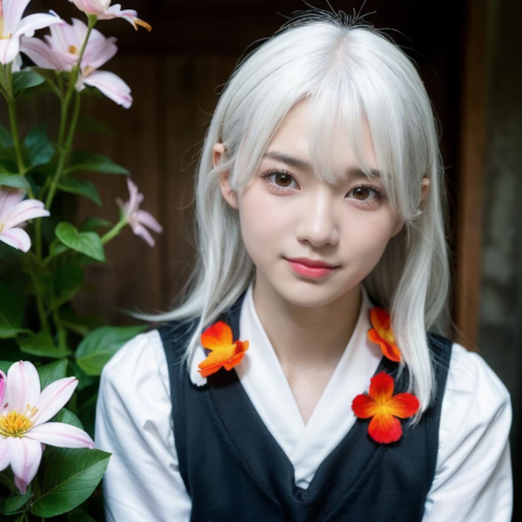 花を贈りそうで贈らなっ娘ちゃん