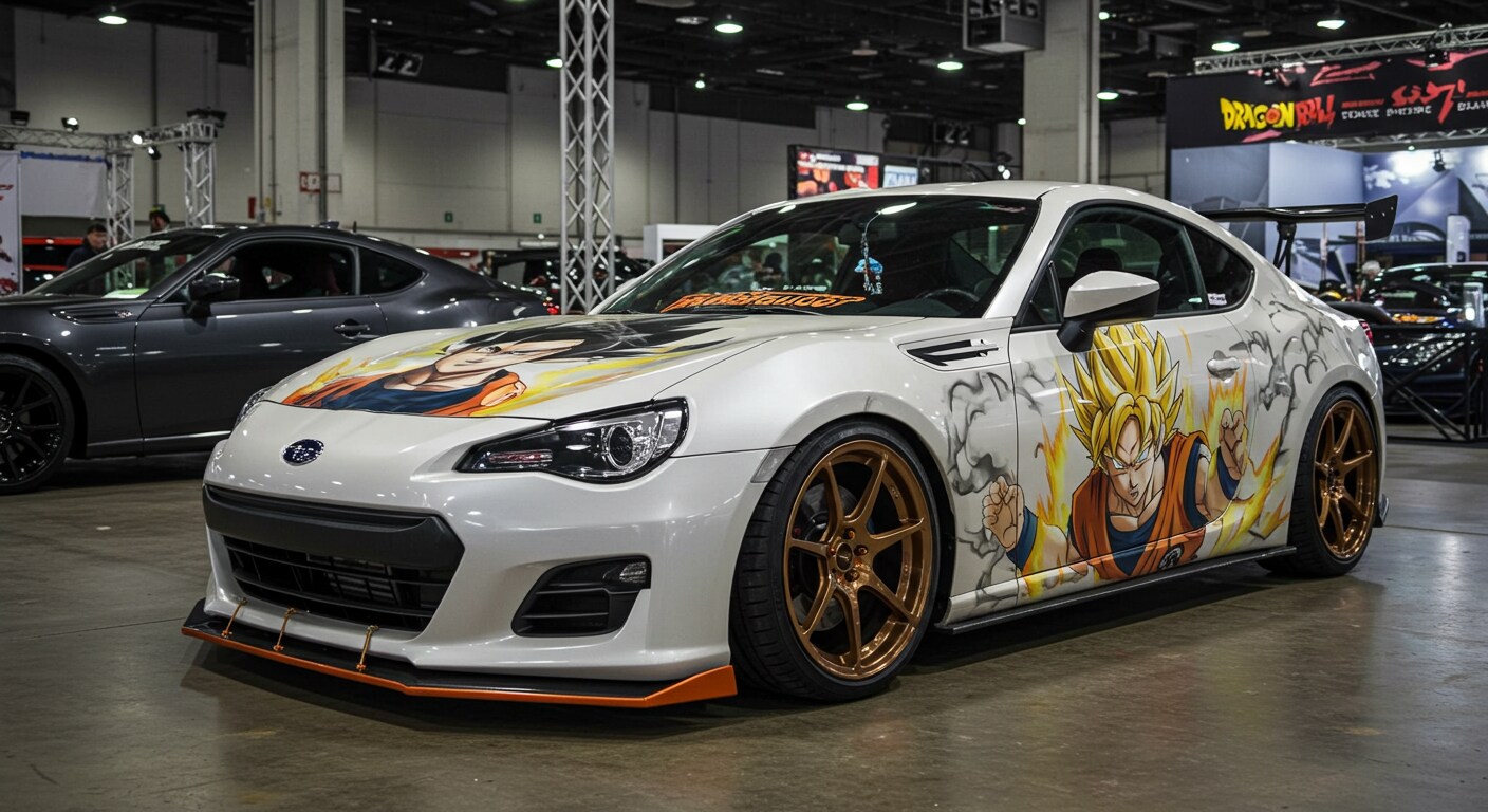 ドラゴンボール痛車BRZ 再リメイク版 | の人気AIイラスト・グラビア