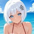 シエスタの休息と海デート👙🌺🏖️❤️ 3枚目