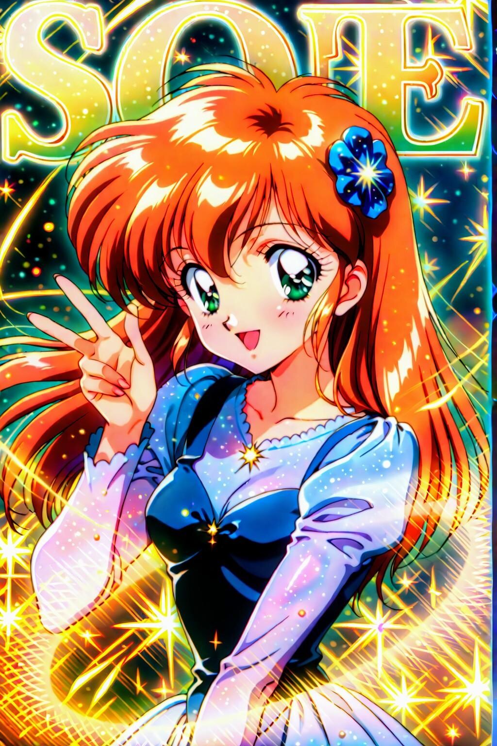 1990年代アニメキャラ風スタイル