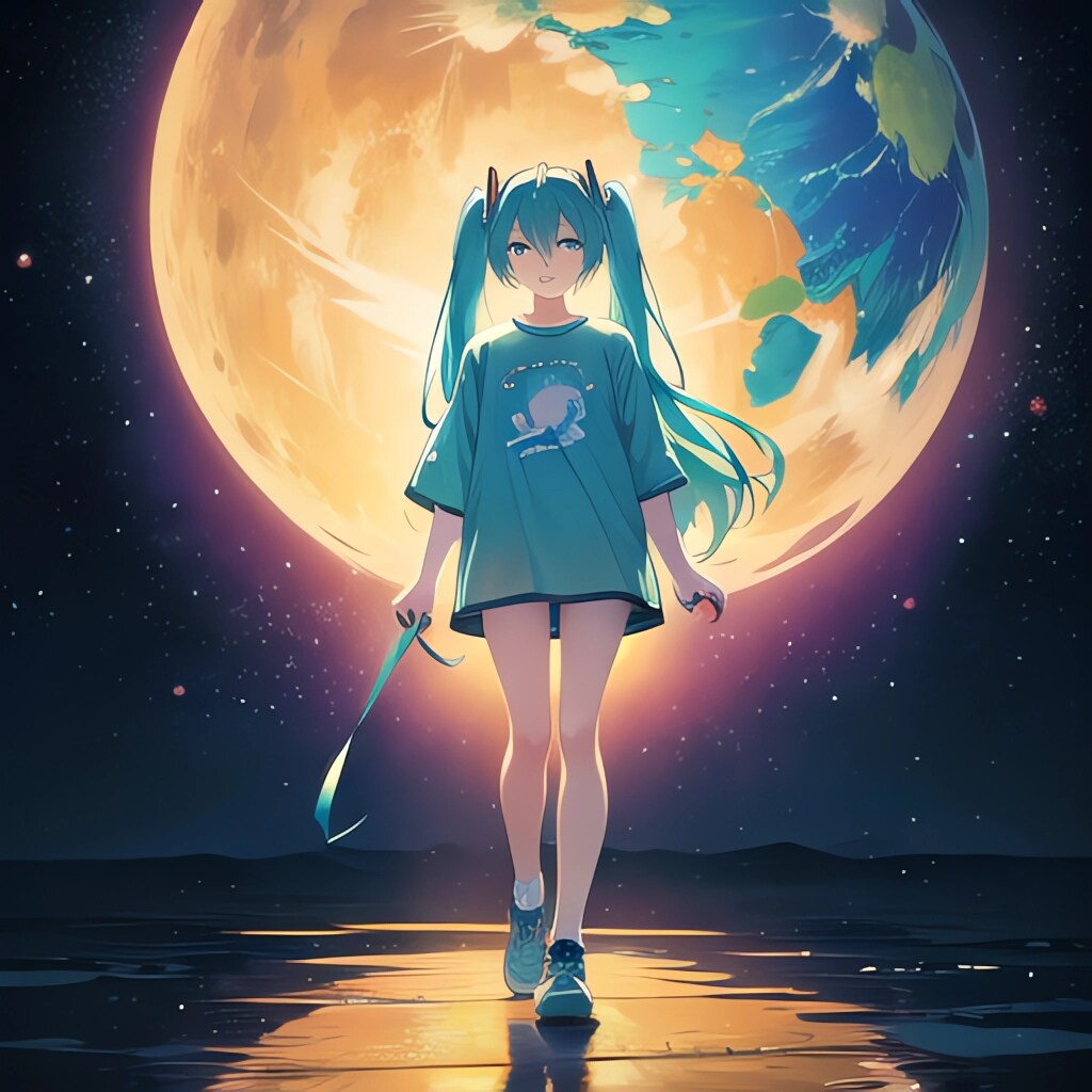 月夜のミク