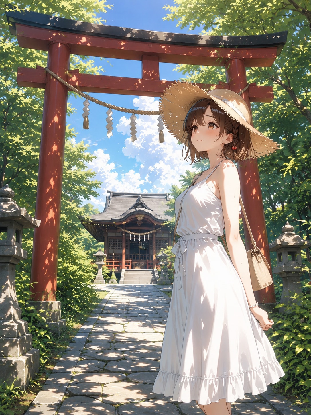 木陰が涼しいかも？
