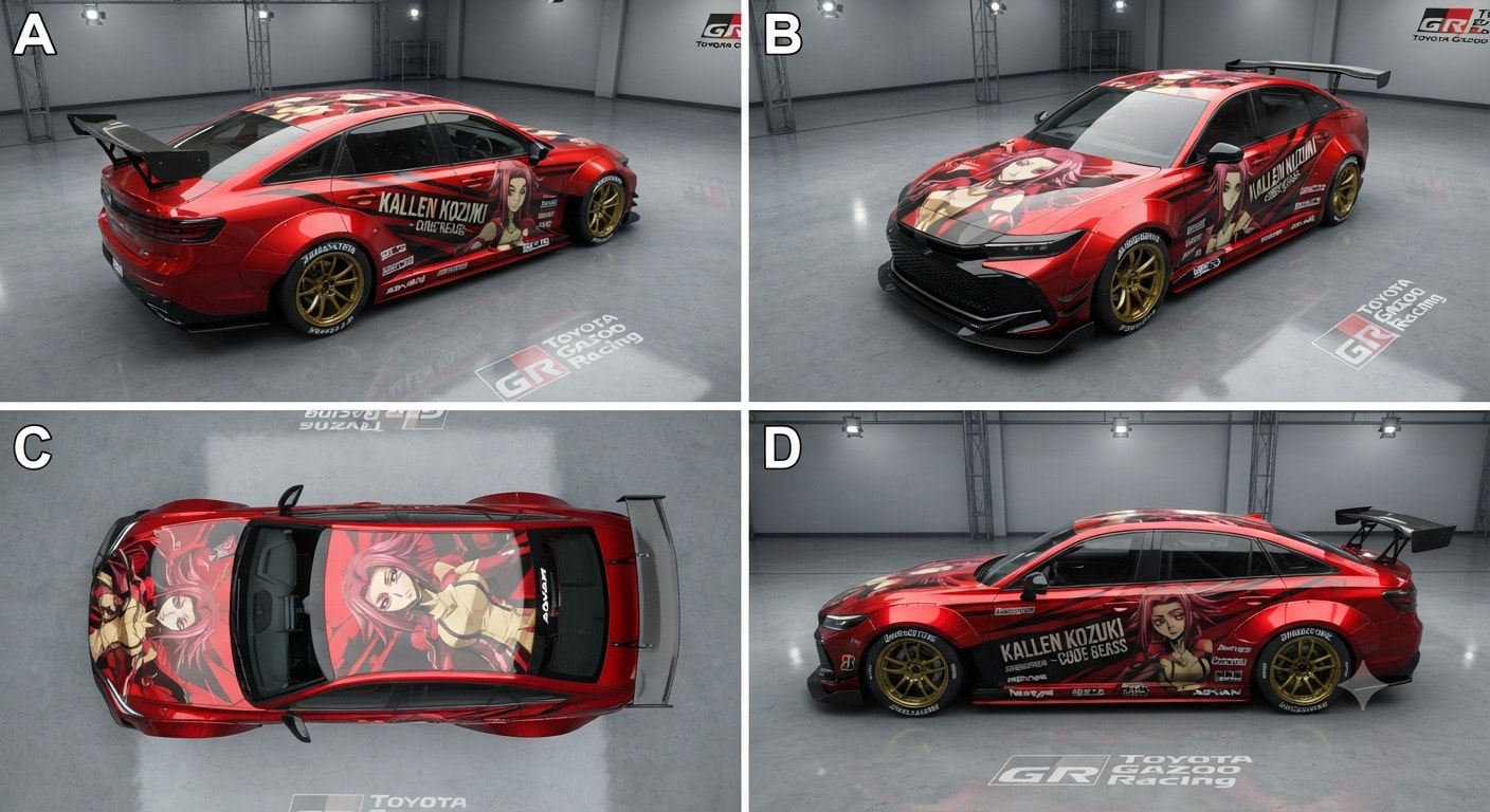 コードギアスクラウン痛車 | の人気AIイラスト・グラビア