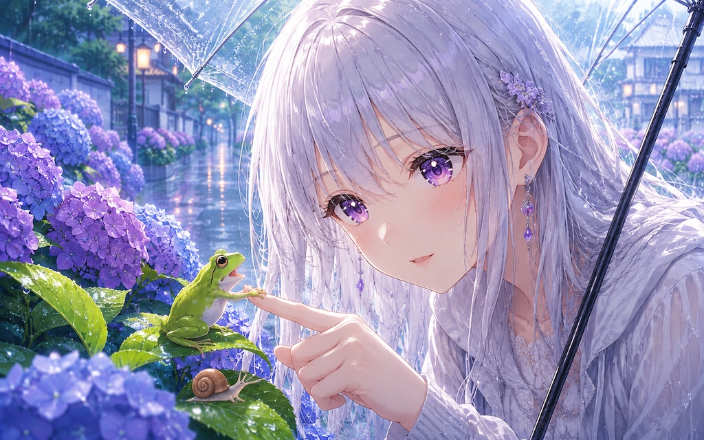 雨の日の出会い