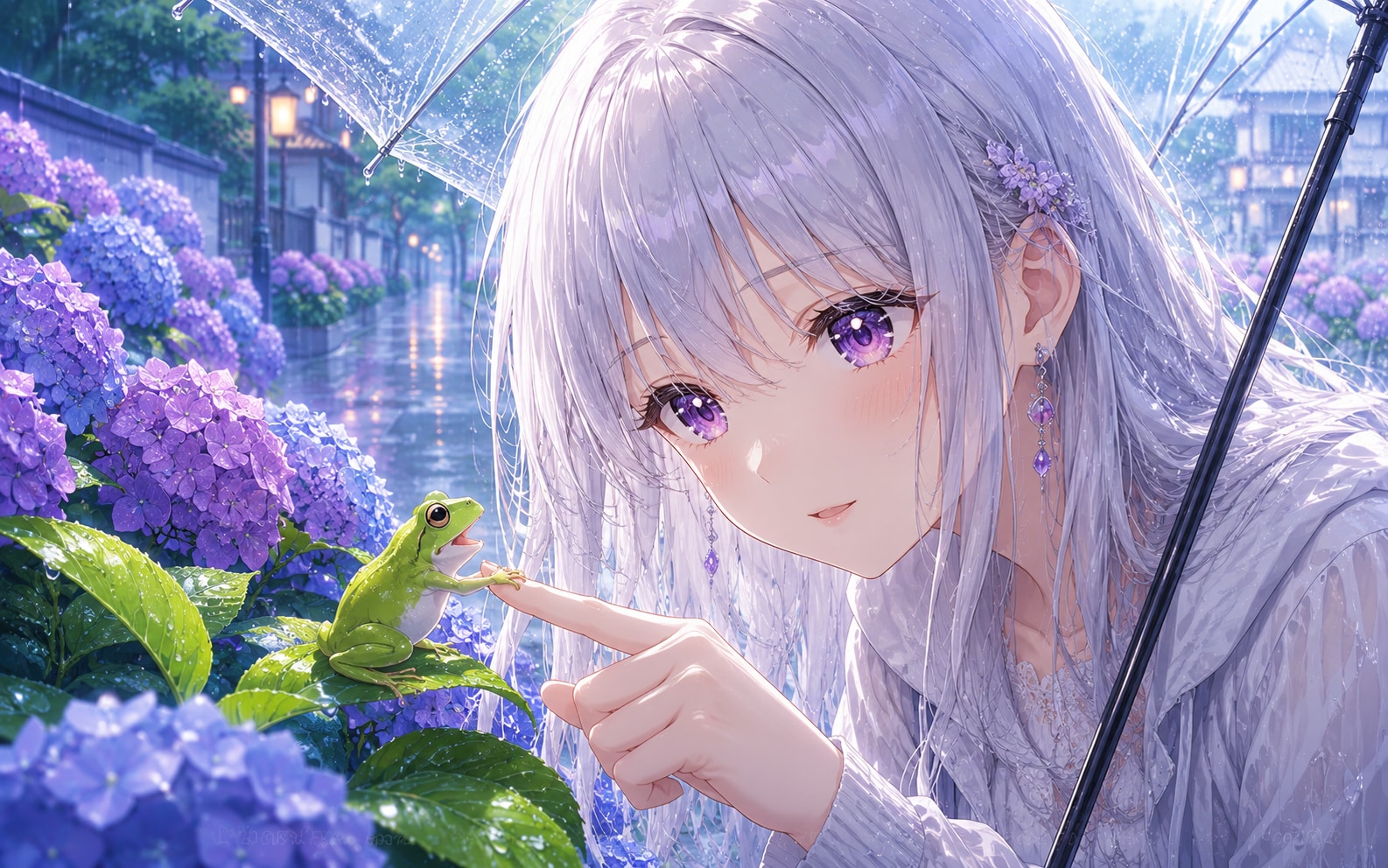雨の日の出会い