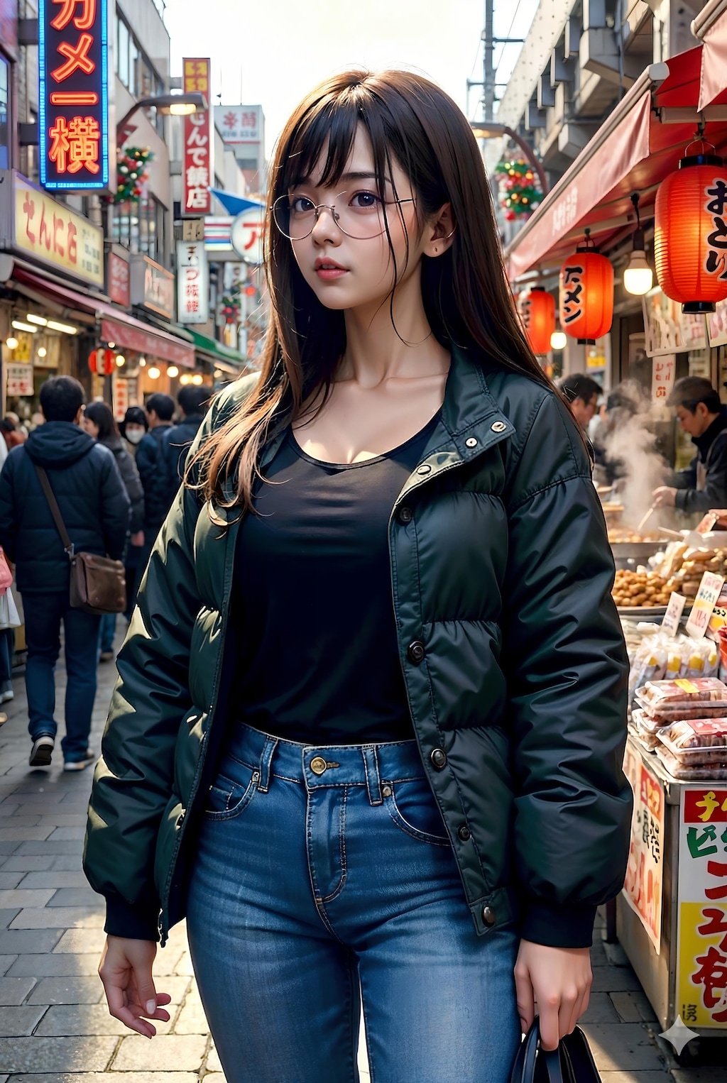 ゆり先生、年末の買い物をする