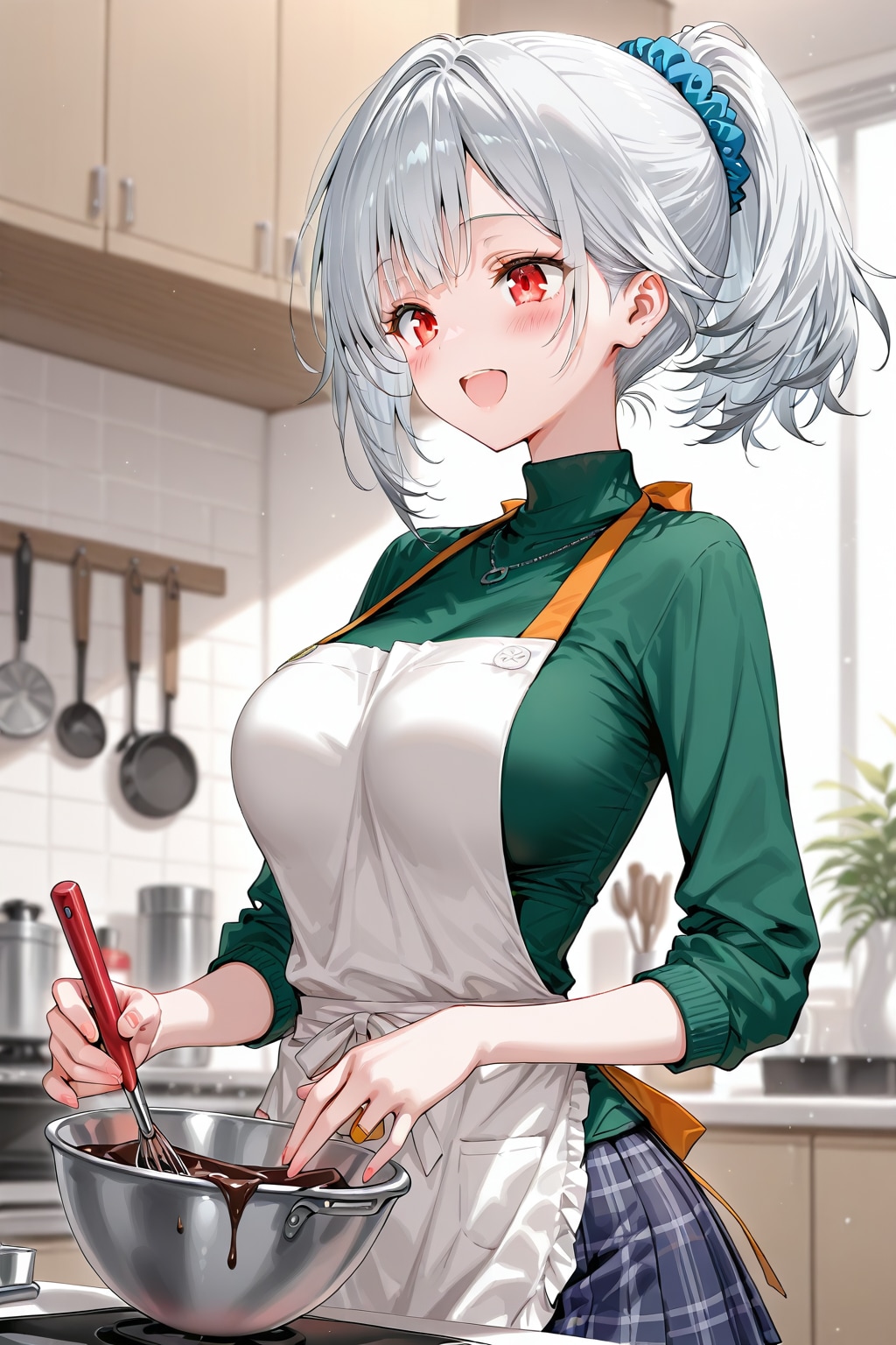 お菓子作りの雛菊ちゃん | の人気AIイラスト・グラビア