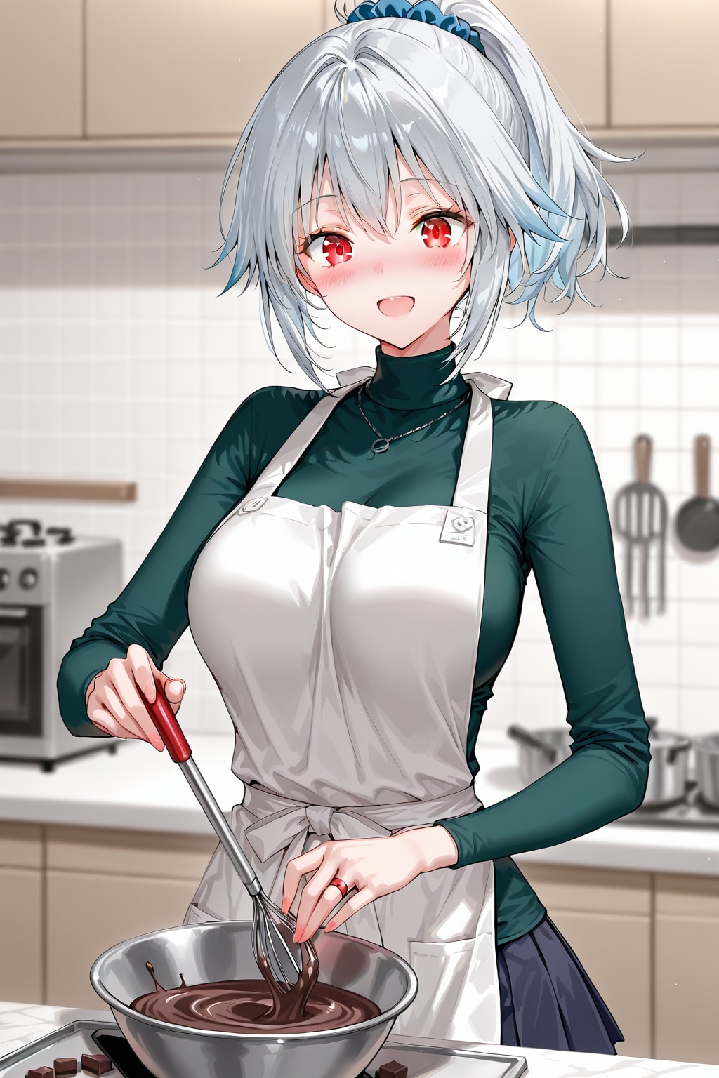 お菓子作りの雛菊ちゃん