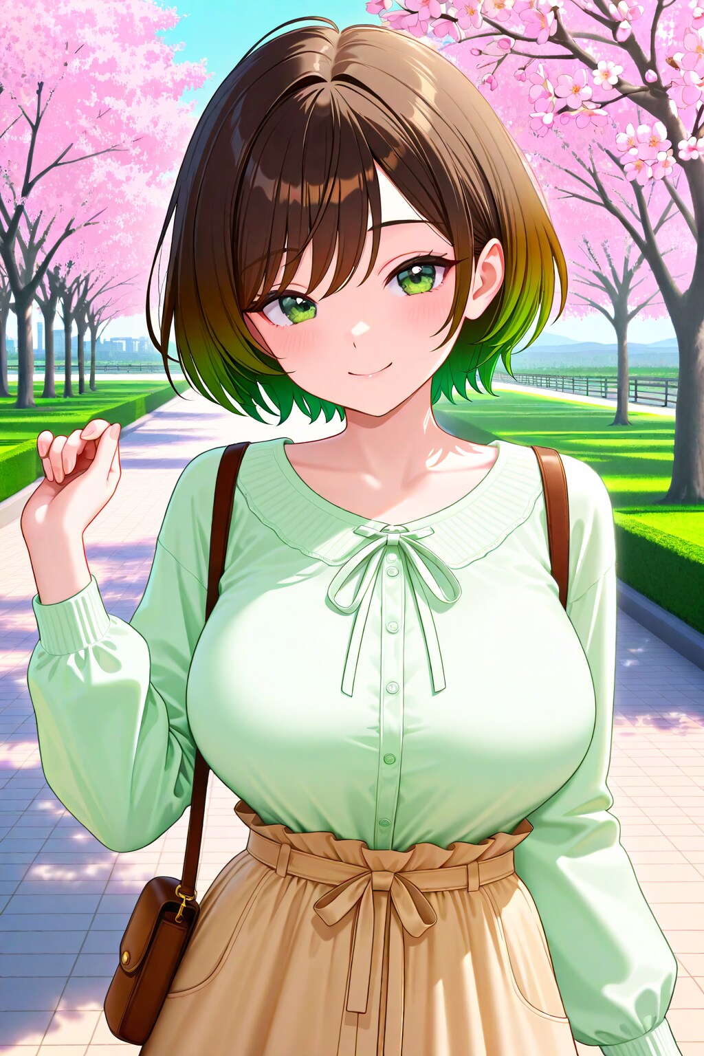 春色コーデの琴音ちゃん