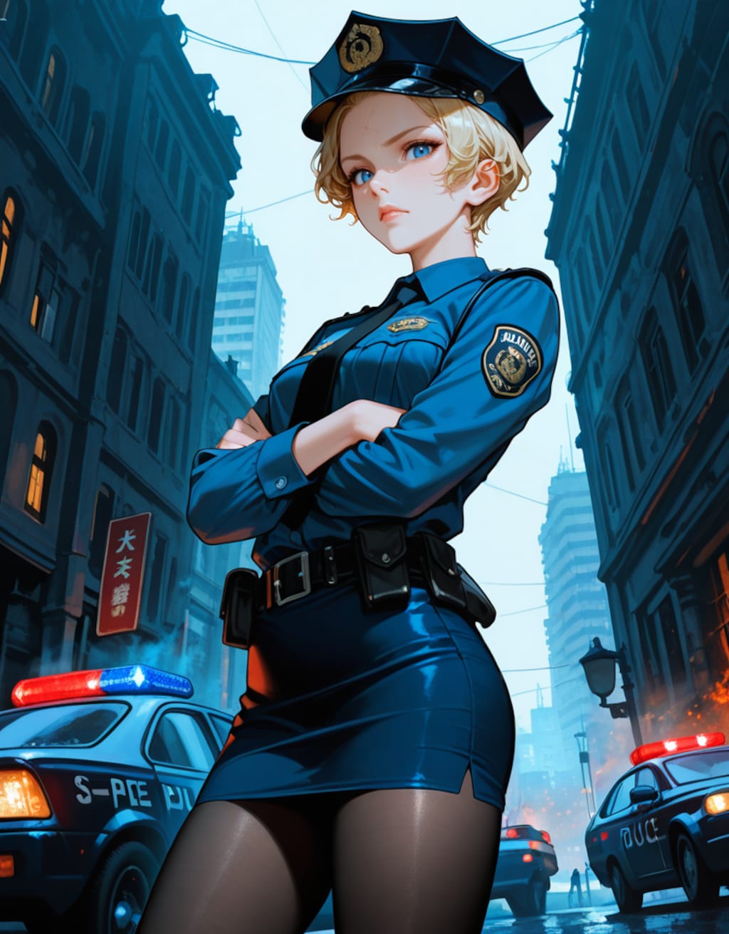 女警察官エロ