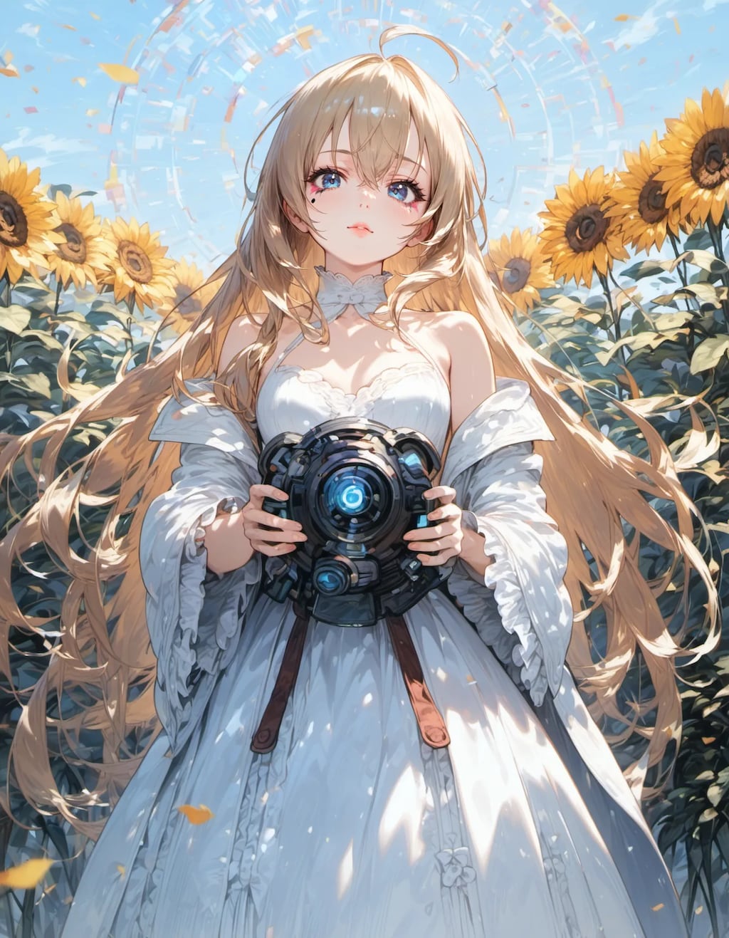 Observer of the Sunflower Field