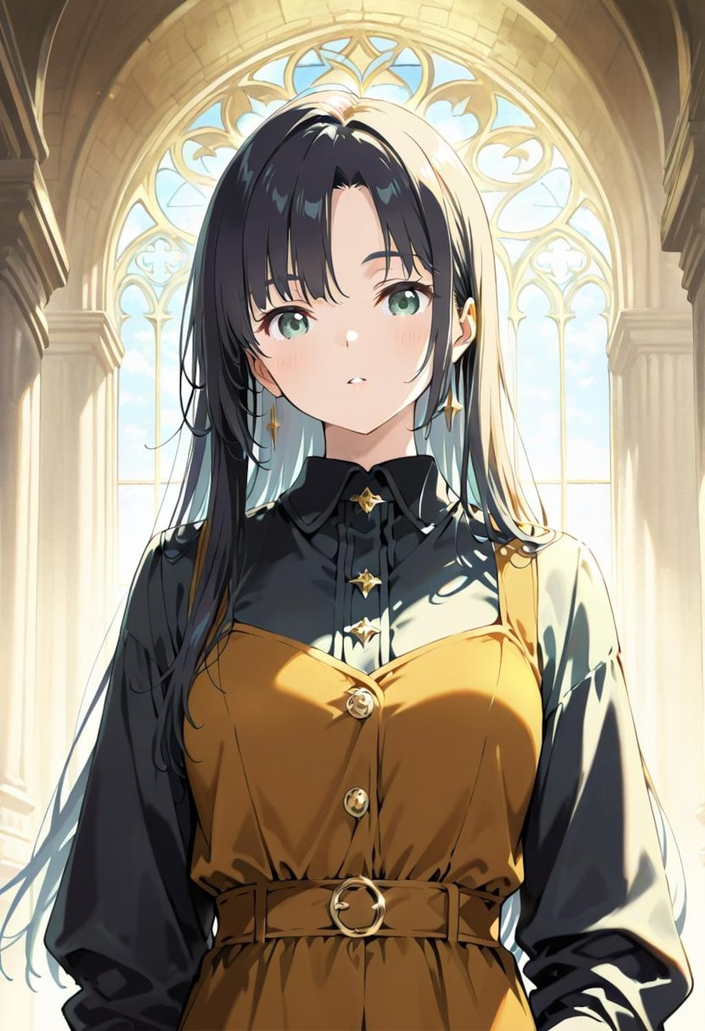 黒髪女子