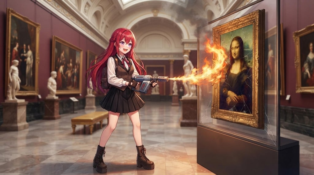※絵画を燃やしてはいけません