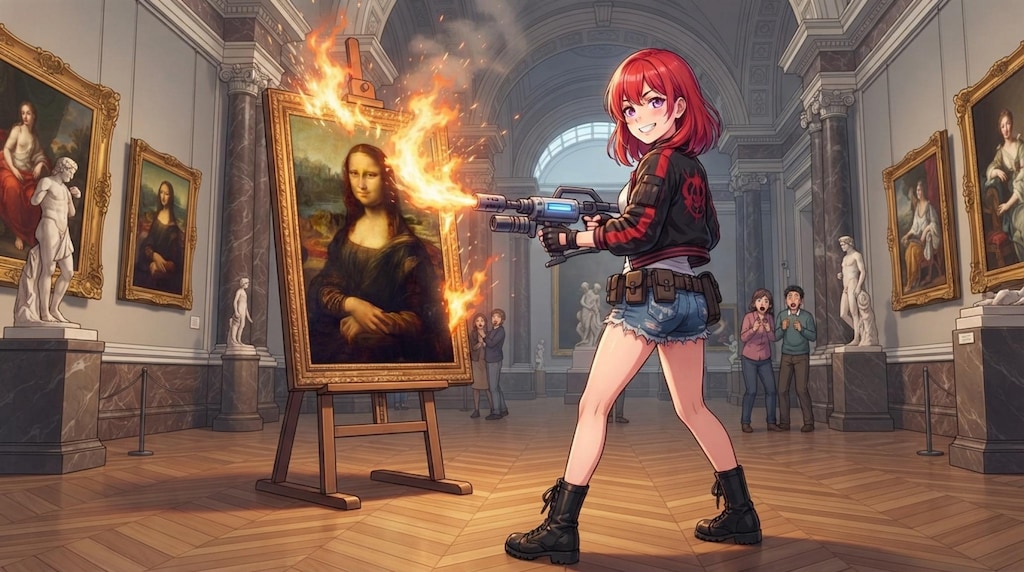 ※絵画を燃やしてはいけません