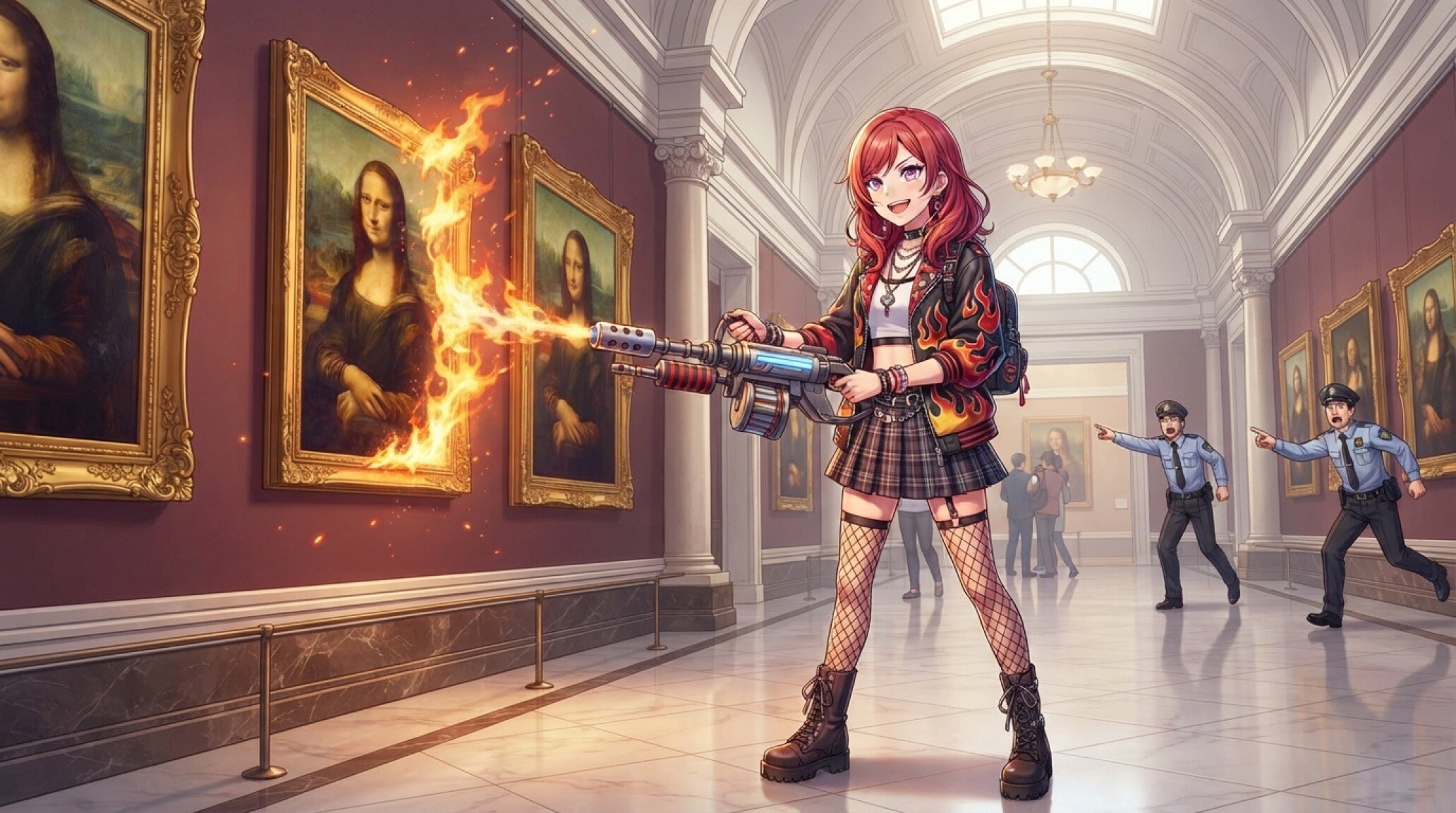 ※絵画を燃やしてはいけません