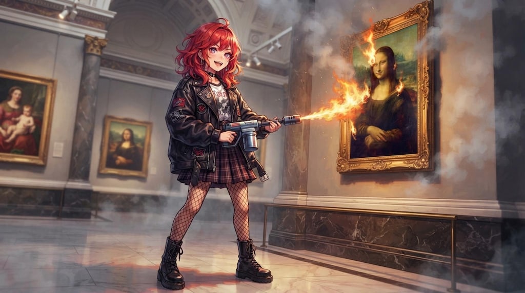 ※絵画を燃やしてはいけません
