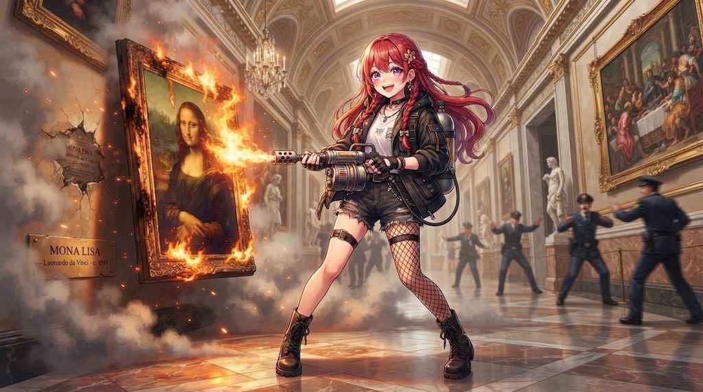 ※絵画を燃やしてはいけません